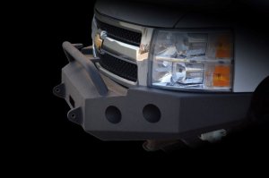 Chevrolet Silverado 1500 Bumper - Front - DV8 Offroad - Steel, 2 Stage Powder Coat Finish - Black Powdercoat - `07-`13